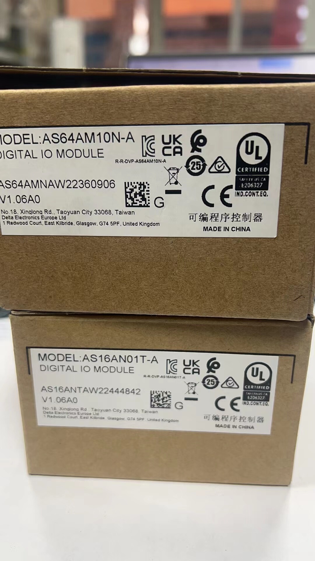 全新原装正品 台达 AS64AM10N-A单价520元 数量