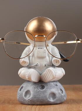 创意眼镜支架眼镜座太空人宇航员眼镜店展示架装饰眼镜收纳摆件