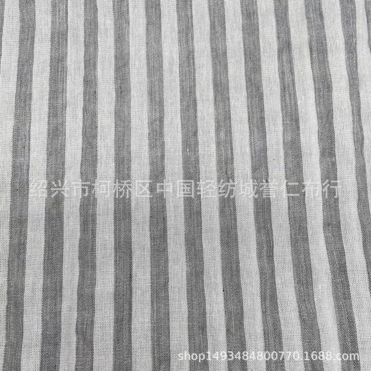 条子泡泡沙色织泡泡条子布清新春夏衬衫女装童装连衣裙面料现货