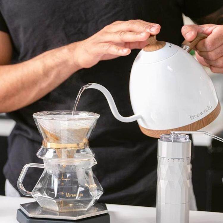 Brewista智能控温手冲咖啡壶家用不锈钢细长嘴电热水壶泡茶壶1.0L