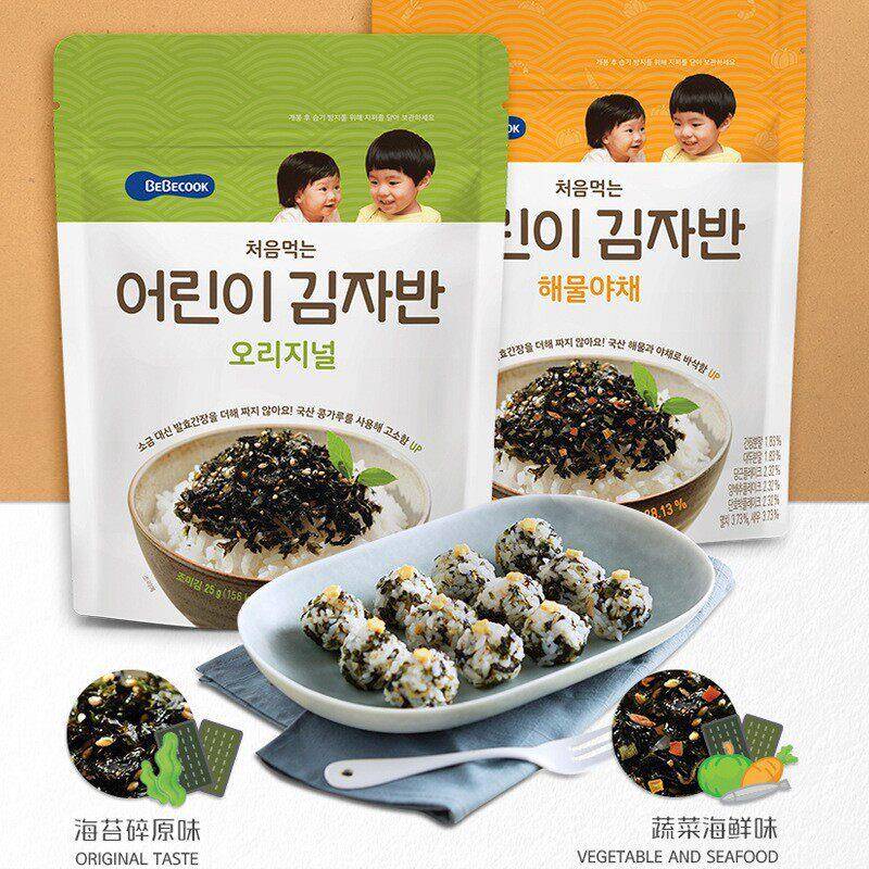 BEBECOOK海苔碎韩国进口百蓓可儿拌饭紫菜多口味寿司辅食儿童料