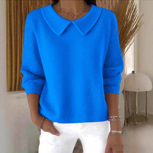 Women's V-neck long sleeved T-shirt top