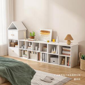 厂家直销儿童书柜落地置物架自由组合书架简易绘本架家用儿童房玩