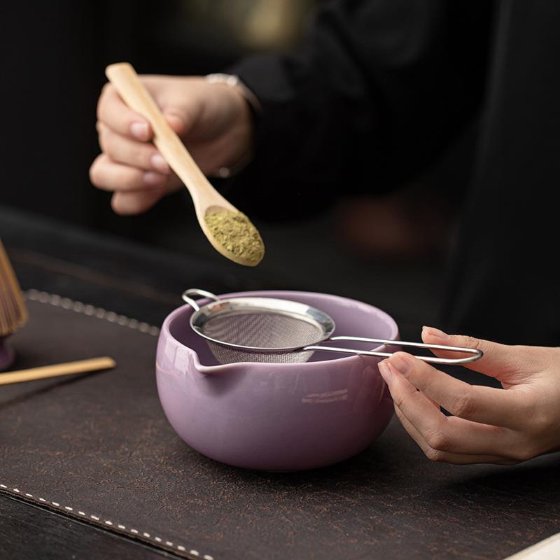 星颜陶瓷抹茶套装宋代打抹茶工具带嘴点茶碗茶筅立茶刷百本立茶拨