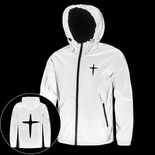 Men's reflective clothing, night riding, jogging, outdoor