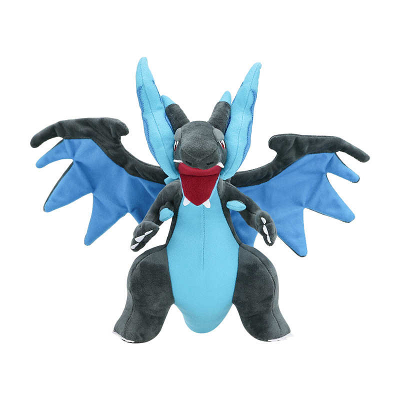 2023 New 24cm Shiny Charizard Plush Toys Pokemon XY Fire Dra