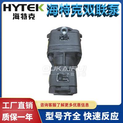 高压伺服液压双联油泵HG10HG11HG21HG22HYTE串联齿轮泵