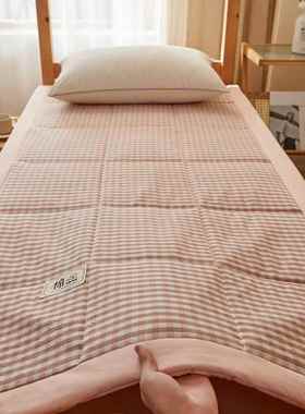 夏床季用A类学生宿舍专90x200棉花垫护垫软单人地铺折叠EX240625