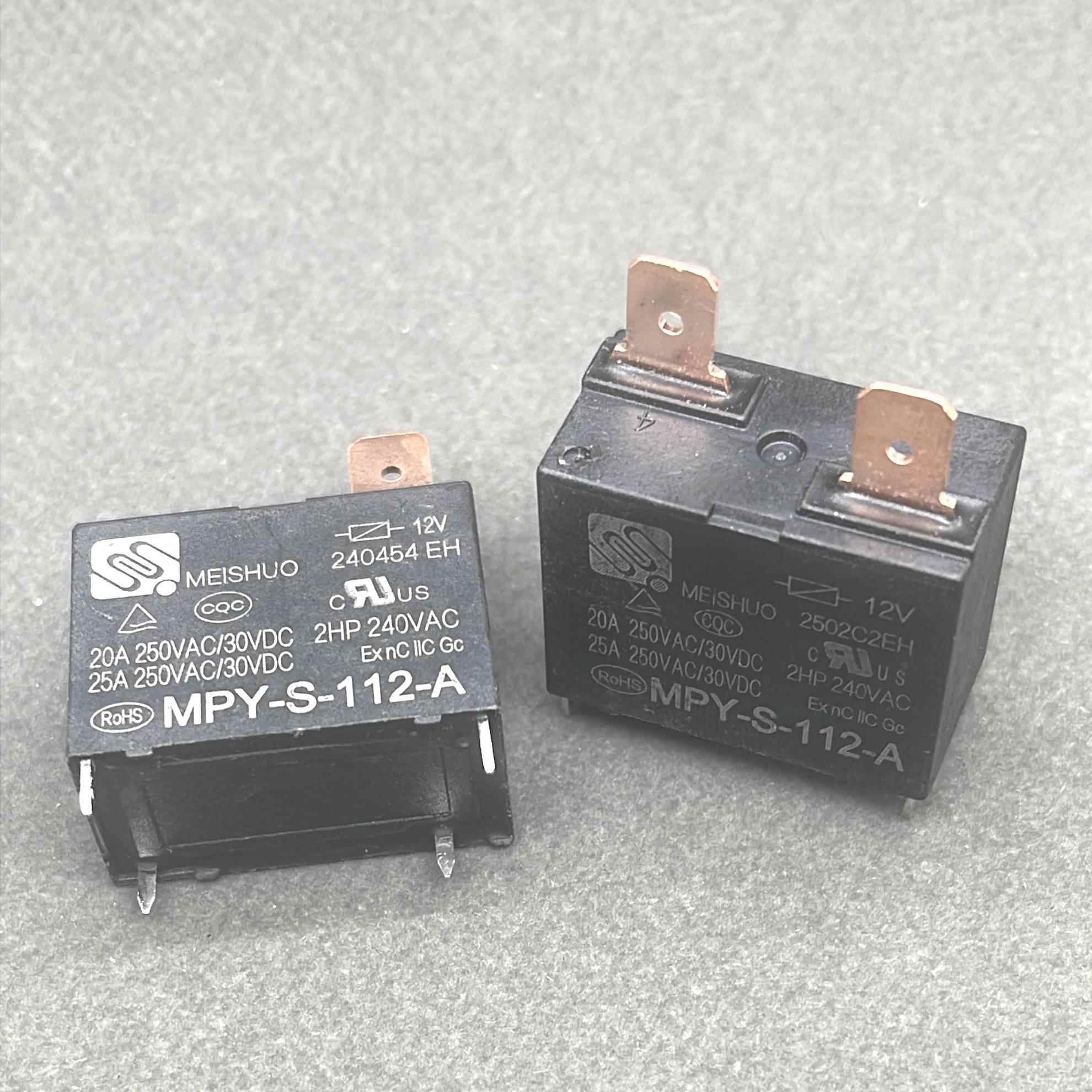 全新美硕 MPY-S-112-A 25A250VAC/30VDC 大功率 空调热水器用 12V