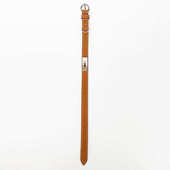 ins宠物用品荔枝纹牛皮质爱马狗项圈中小型犬狗狗项圈牵引绳批发