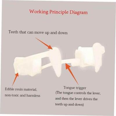 Halloween Retractable Fangs Masquerade Props Vampire Teeth