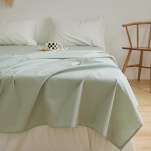 120 单床单 230cm单床单 40支全棉水洗棉纯色单品系列 2024新款