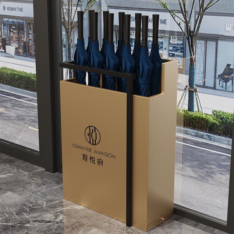 雨伞架商用酒店大堂雨伞桶简约现代雨伞收纳架可加logo