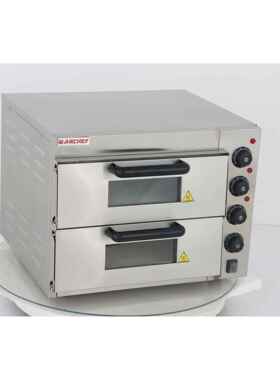 商用披萨炉电烤箱双层独立温控带定时器专业烘焙蛋糕月饼披萨炉