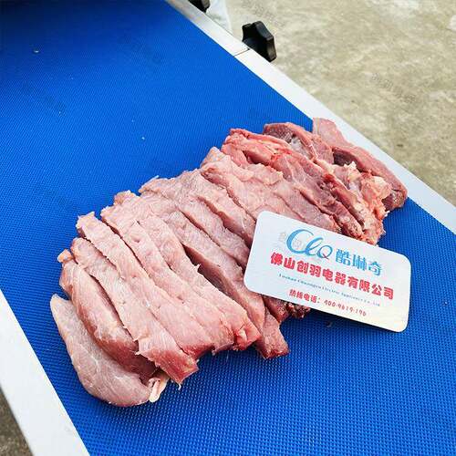 n自动输送款切条二次切肉丁机牛肉条机鲜肉条机大型切肉条机厂家