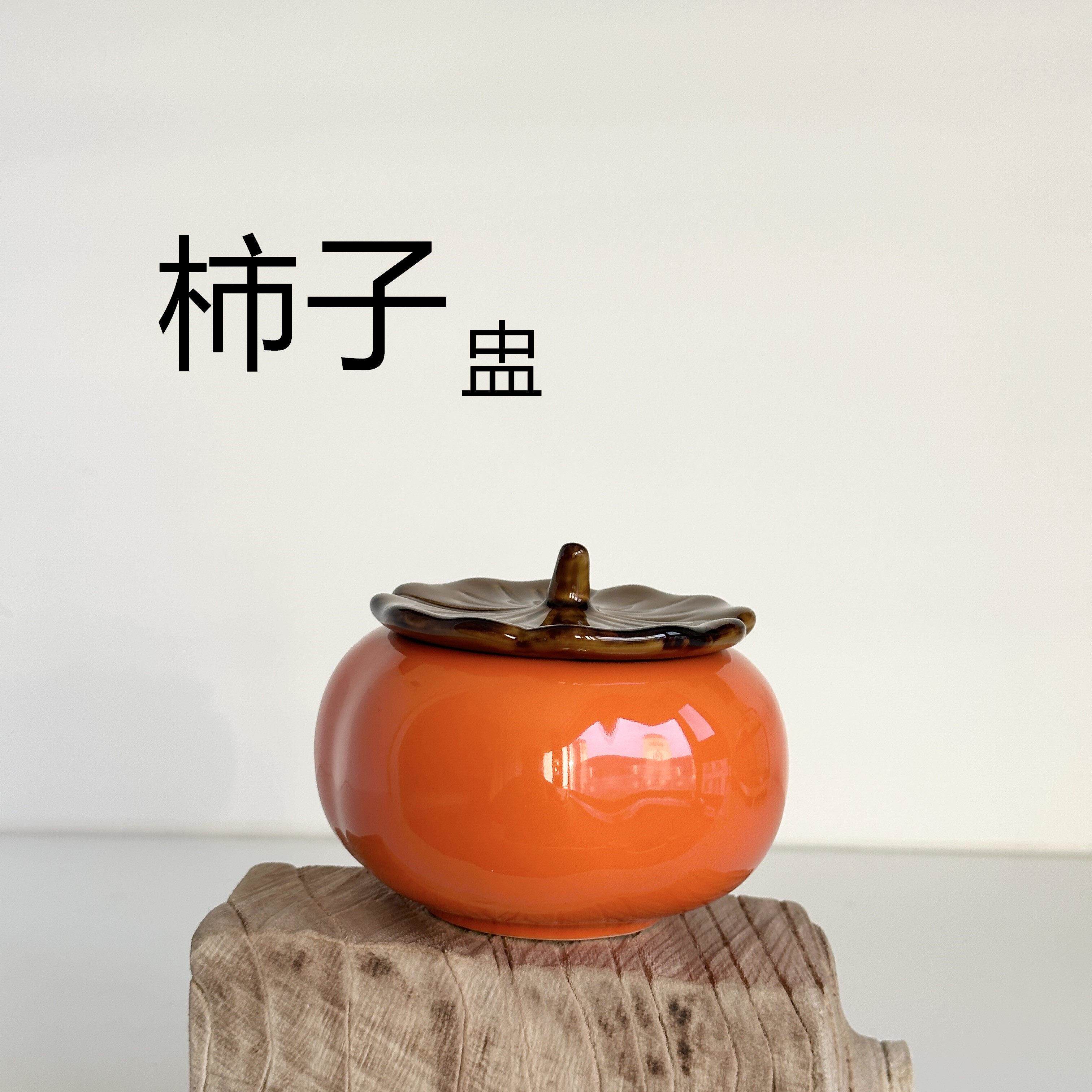 好柿成双!陶瓷家用炖盅蒸锅内胆隔水炖专用燕窝盅煨汤瓦罐碗炖罐
