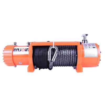 13500磅R型电动绞盘带尼龙绳 12V车用牵引机 越野自救拉力机 厂商