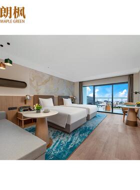 酒店家具定柜货制作发公寓民宿样板房套房星854级酒店轻床沙家奢