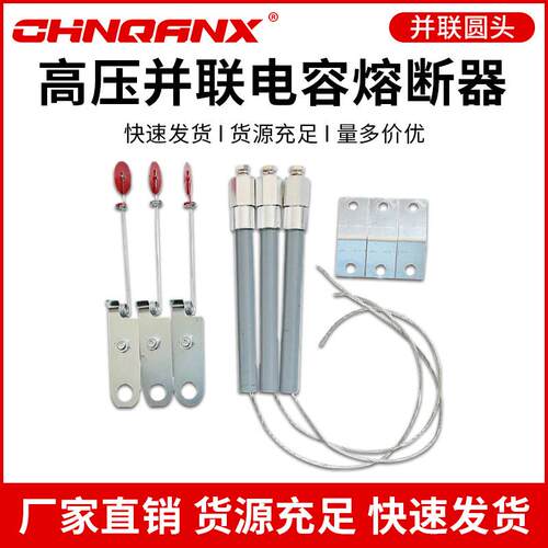 BR2BRNBRW-10-12KV高压并联电容器30A40A50A65熔断器管保险丝