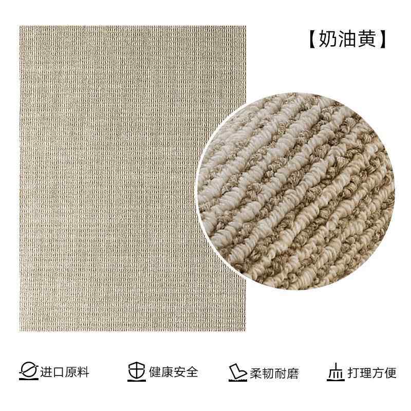 高档江地垫入门垫轻奢羊毛大毯定制自洁地高级感进门脚垫奶油风户图片