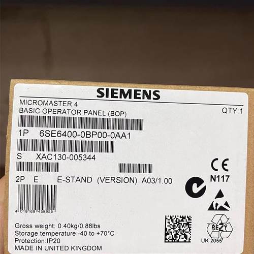 6SE6400-0BP00/0BE00/1PB00-0AA0/0AA1变频器BOP操作面板议价