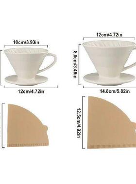 Pour Over Coffee Maker, Ceramic Coffee Filter Dripper with