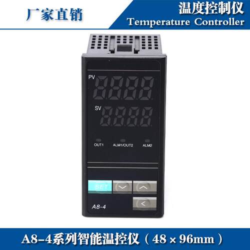 西崎温控仪A8-4R1TC A8-4R1PC A8-4Q1TC A8-4Q1PC智能温控器开关