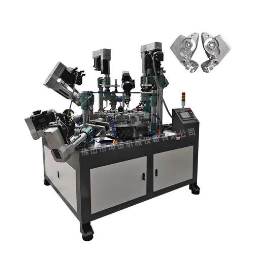 多轴多方向自动钻孔攻牙机转盘式钻孔攻丝机压铸零件加工源头厂家