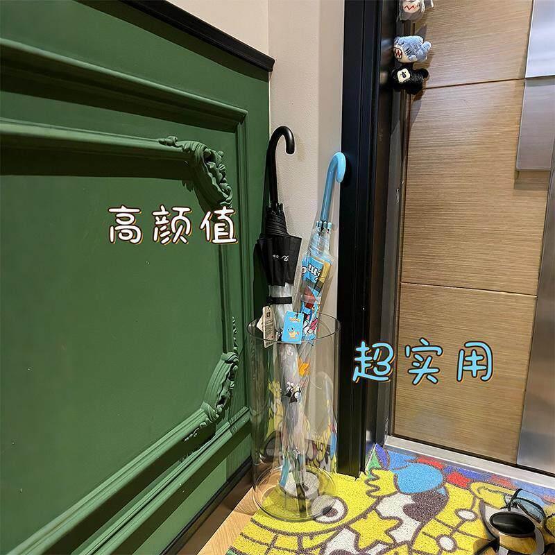 雨伞收纳神器玄关门口放伞筒亚克力透明收纳桶雨伞架