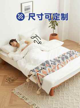 全TTM-01实榻木榻无米床小户型日式单人床现代简约架床头床地台矮