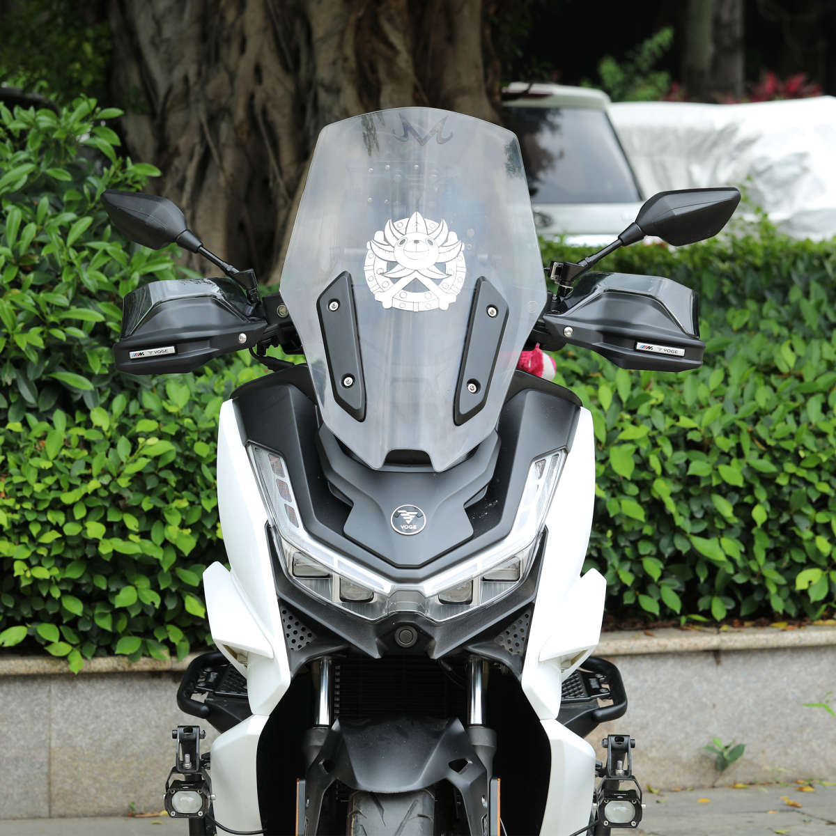 适用隆鑫无极SR250GT sr150s 改装护手罩手把防风护手挡风保护罩