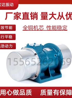 XV-50-6三相异步振动电机3.0KW6极立式振动给料机用电机激振器