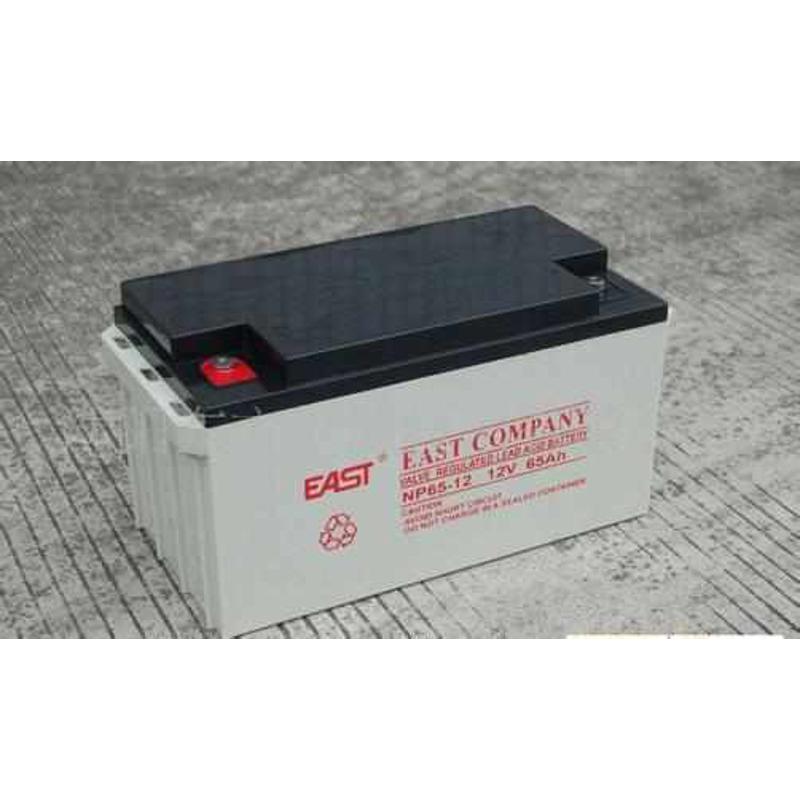 易事特NP65-12蓄电池 12v65ah 铅酸免维护太阳能 UPS电瓶原装包邮