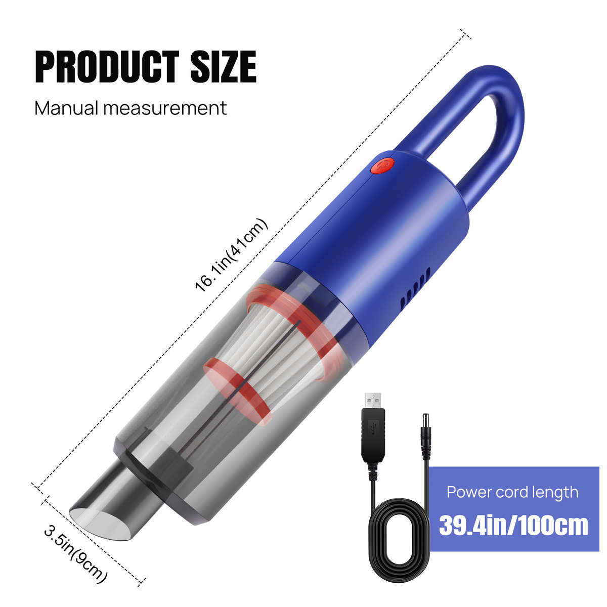新品无线吸尘器手推式轻巧便携车载手持大吸力吸尘机厂家批发