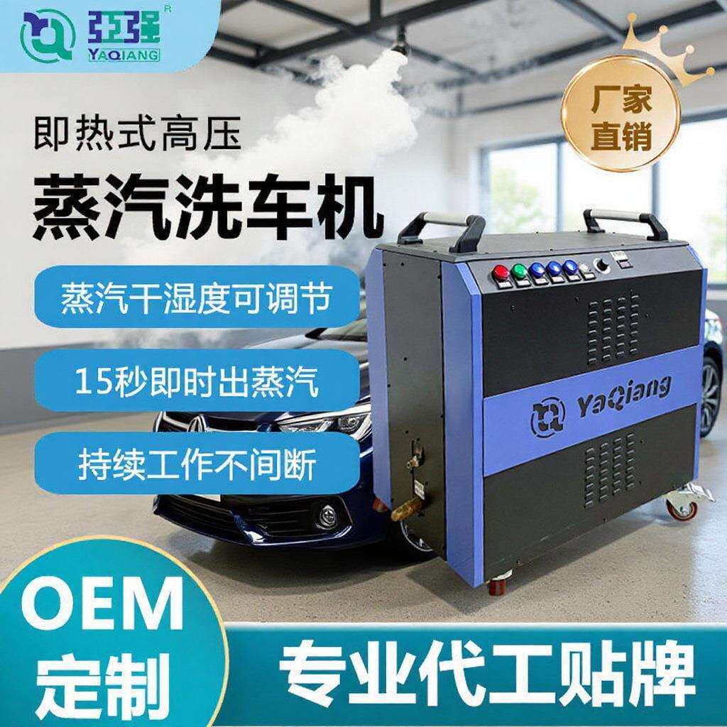 工业蒸汽清洗机移动式蒸汽洗车机节水洗车清洁油污 蒸汽洗车机图片