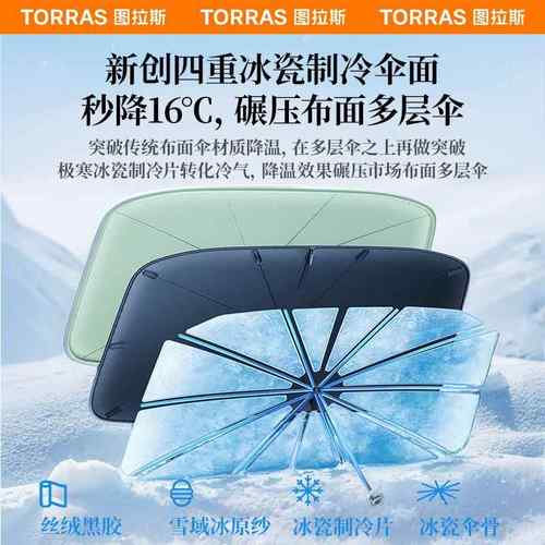 车遮阳PGG伞前阳罩车窗帘挡防晒汽遮隔热挡风玻璃可折叠