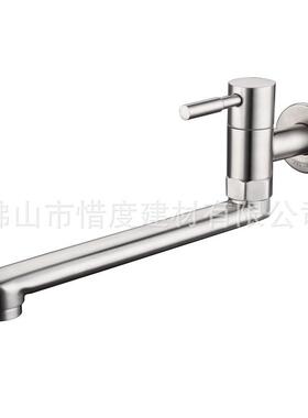 直销304不锈钢入墙龙头旋转单冷厨房四分CFG-021D