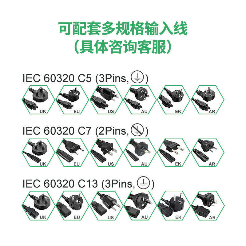 厂家现货24V6A电源适配器足功率高品质24v电源加热毯水泵