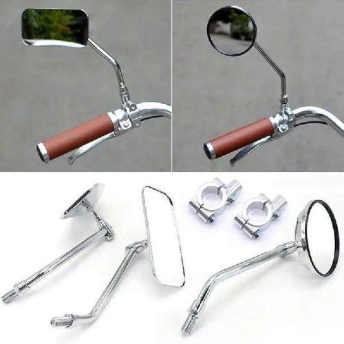 Cycling Handlebar Mirror Bicycle Bar End Mirror Shockproof