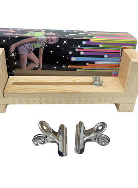 编绳固定架固定器编绳神器辅助器固定桌子实木编织赠编绳教程