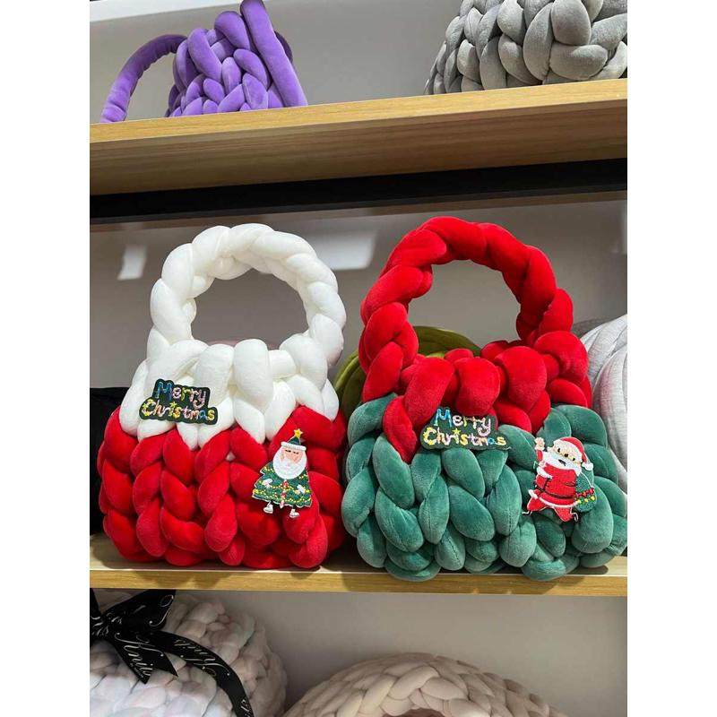 丝绒灌心棉冰岛毛线超粗毛线包DIY手工圣诞包材料圣诞节礼品包包,服饰配件/皮带/帽子/围巾,毛线,淘宝优惠券,粉丝福利购,淘宝优惠卷