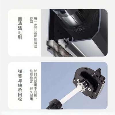 隐形纱窗防蚊虫网儿童安全防护栏PC透明回卷高透侧拉伸缩式窗纱定