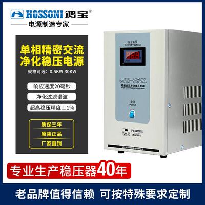 十大名牌稳压器JJW-1KVA单相家用电器精密交流电源柜