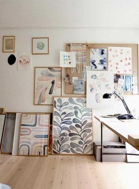 liveart 进口丹麦SILKE BONDE祖母花园系列原版装饰画芯Labyrinth