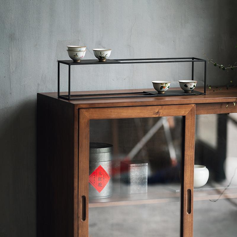 艺茶棚茶柜具展示架小茶台TAP博古架茶铁具茶道空间茶室茶摆件