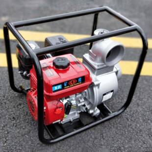 7.5HP小四寸WP40S大流量100MM口径农业排涝灌溉抽水机汽油水泵