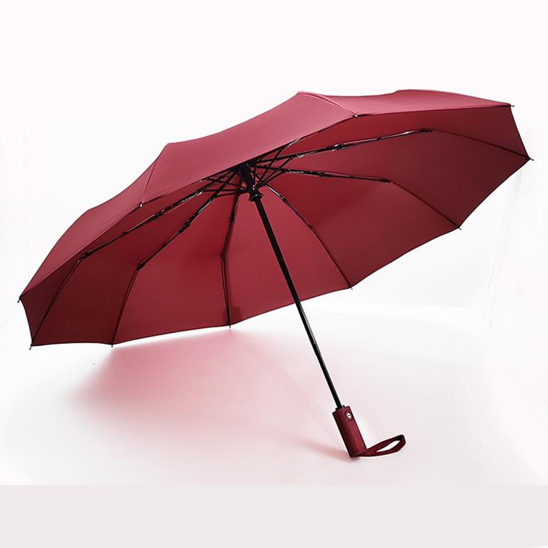 高档全自动雨伞定制印lgo广告礼品叠印o字刻字创来图案diy折伞意