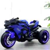 高档新款 童电电儿动三孩轮摩托车电瓶可充小宝宝可坐人双驱大号玩