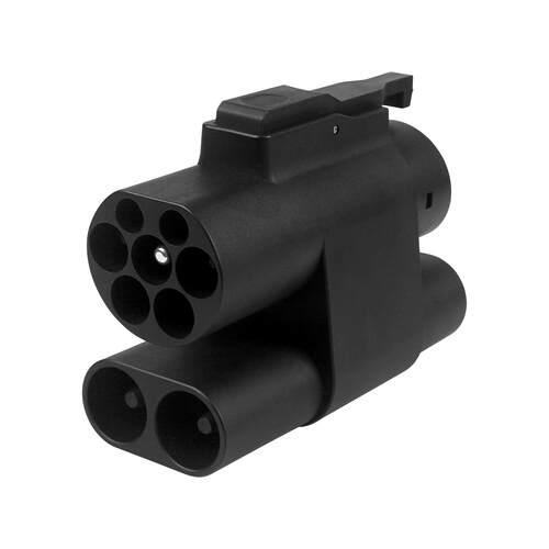 工厂直销CCS2 toCCS1直流转接头电动汽车充电桩充电转接器AC+DC