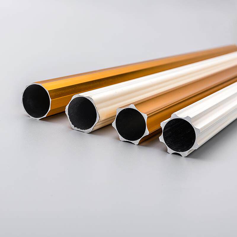 加厚窗帘杆罗马杆窗帘轨道直轨单杆双杆送铝合金装饰头罗马杆家用